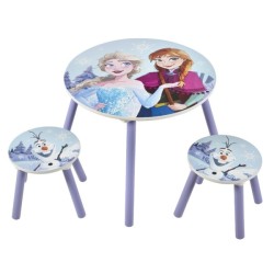 Table et Tabourets La Reine des Neiges