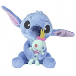 Peluche Stitch avec Scrump - 25 cm