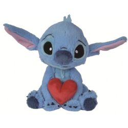 Peluche Stitch Coeur - 25 cm