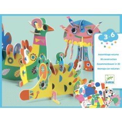 Coffret Enfilage 3 Animaux 3D