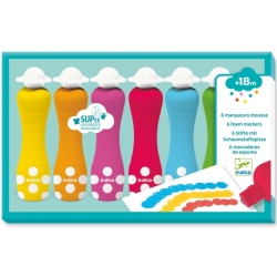 Coffret Feutres 6 Marqueurs Mousse
