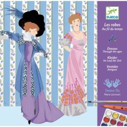 Coffret Feutres Pinceaux Les Robes au fil du temps