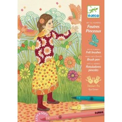 Coffret Feutres Pinceaux Sous le Charme