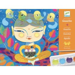 Coffret Gouaches India