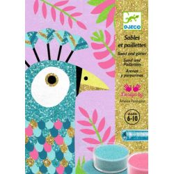 Coffret Sables et Paillettes Eblouissants oiseaux