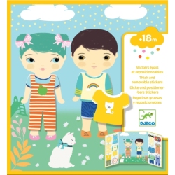 Coffret Stickers épais et repositionnables Les Habits