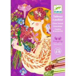 Coffret Tableaux Paillettes Le Parfum des Fleurs