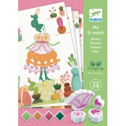 Coffret Tampons Mix et Match Flower Girls