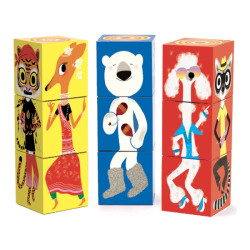 9 cubes - Drôles d'animaux