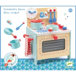 Cuisinière bleue