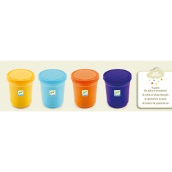 4 Pots de Pâte à Modeler Nature