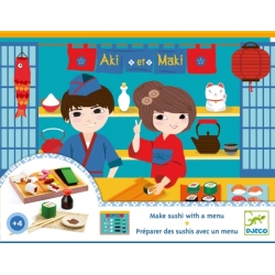 Préparer des Sushis avec un Menu - Aki et Maki