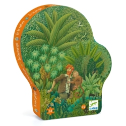 Puzzle Silhouette Dans la Jungle
