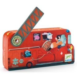 Puzzle Silhouette Le Camion de Pompiers