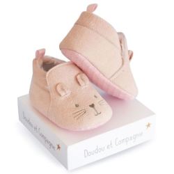 Chaussons Bébé Rose