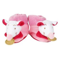 Chaussons Souris Rose