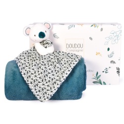 Coffret Plaid et Doudou Koala Yoca
