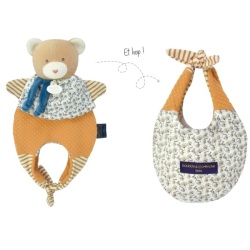 Doudou Amusette Ours Bio Pollen