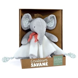 Doudou Eléphant Couleurs Savane