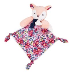 Doudou Hochet Faon Rose Bohaime