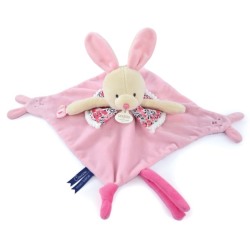 Doudou Lapin avec marionnettes à doigts