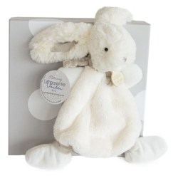 Doudou Lapin Bonbon Taupe