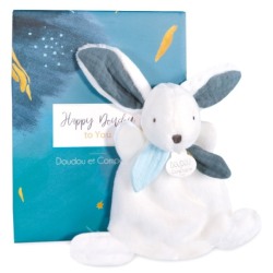 Doudou Mini Lapin Happy Pop - 17 cm