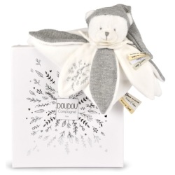 Doudou Ours Argent Collector Anniversaire 25 ans
