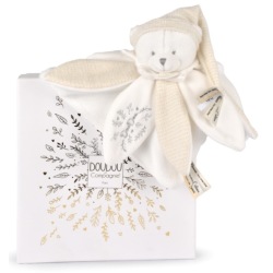 Doudou Ours Blanc Collector Anniversaire 25 ans