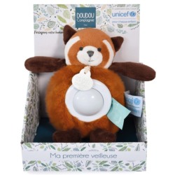 Doudou Veilleuse Panda Roux Unicef