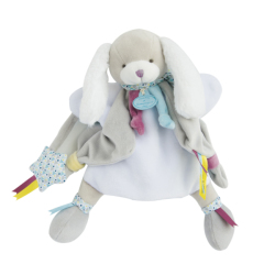Marionnette Chien Toopi Bleu - 28 cm