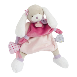 Marionnette Chien Toopi Rose - 28 cm