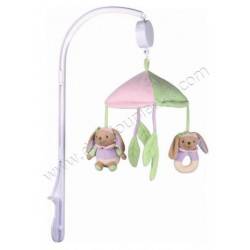 Mobile Musical Lapin Lila
