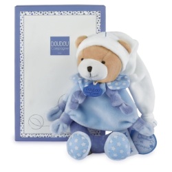 Peluche Hochet Ours Petit Chou - 19 cm