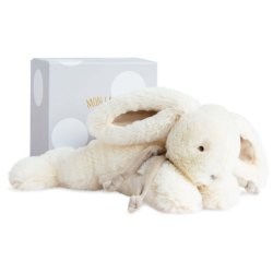 Peluche Lapin Bonbon Taupe - 16 cm