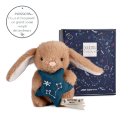 Peluche Lapin Poisson Doudou Astro