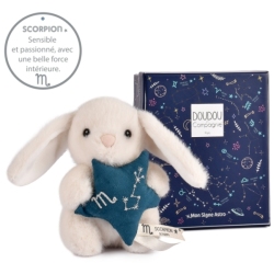 Peluche Lapin Scorpion Doudou Astro