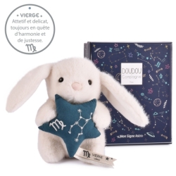 Peluche Lapin Vierge Doudou Astro