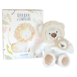 Peluche Lion et Bébé Unicef