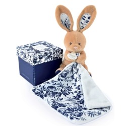 Peluche Pantin Lapin Marine Bohaime