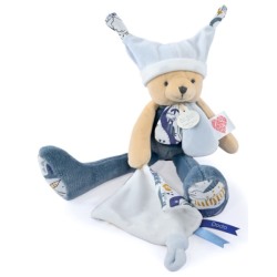 Peluche Pantin Ours Bleu 3 Histoires
