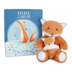 Peluche Renard et Bébé Unicef
