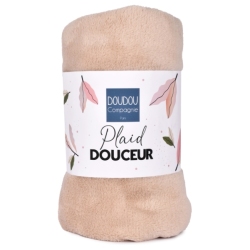 Plaid Douceur Beige Plaid Douceur Beige