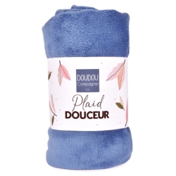 Plaid Douceur Bleu Jeans Plaid Douceur Bleu Jeans