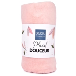 Plaid Douceur Rose Plaid Douceur Rose