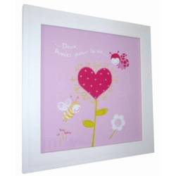 Cadre Verre Fleurs