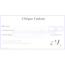 Chèque Cadeau 70€