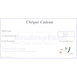 Chèque Cadeau 80€