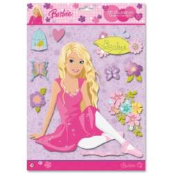 Stickers 3D Photoluminescents Barbie