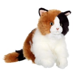 Peluche Chat  Tricolore Mimiz - 28 cm
